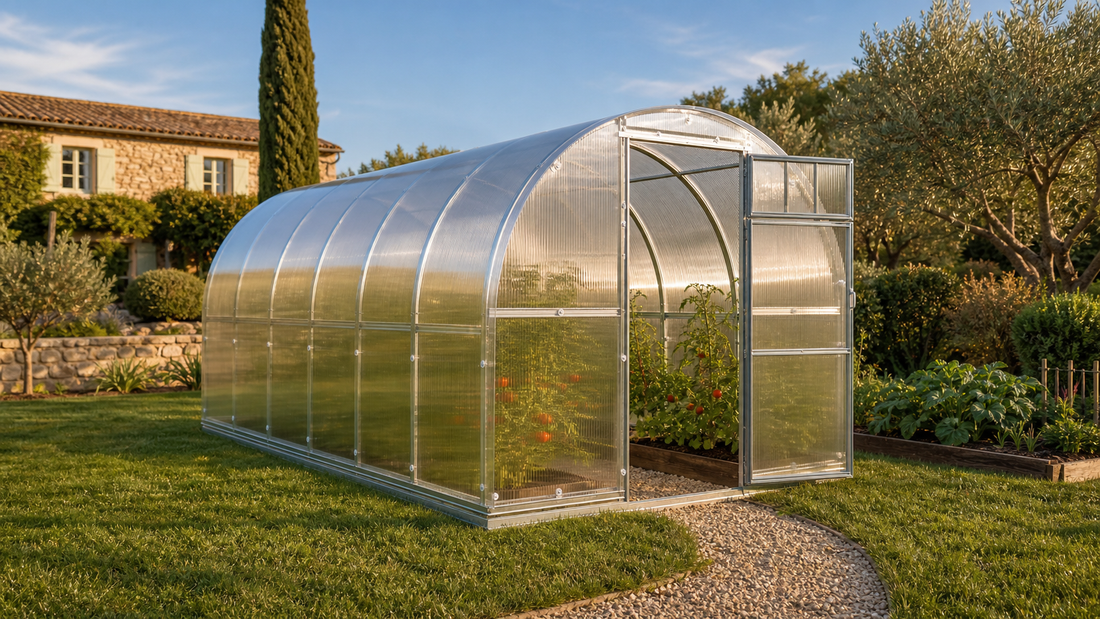 Serre de jardin en polycarbonate Serre de jardin polycarbonate arquée – L'Authentique