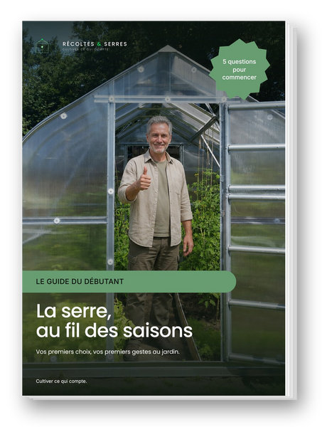 Couverture du guide La serre, au fil des saisons