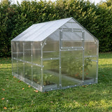 Serre de jardin polycarbonate double pente – L'Atelier