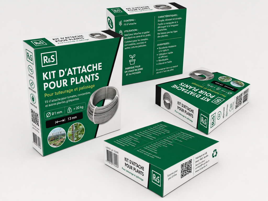 Kit de reliure végétale pour serres