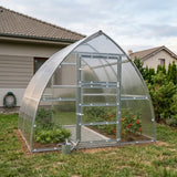 Serre de jardin polycarbonate toit pointu – L'Apogée