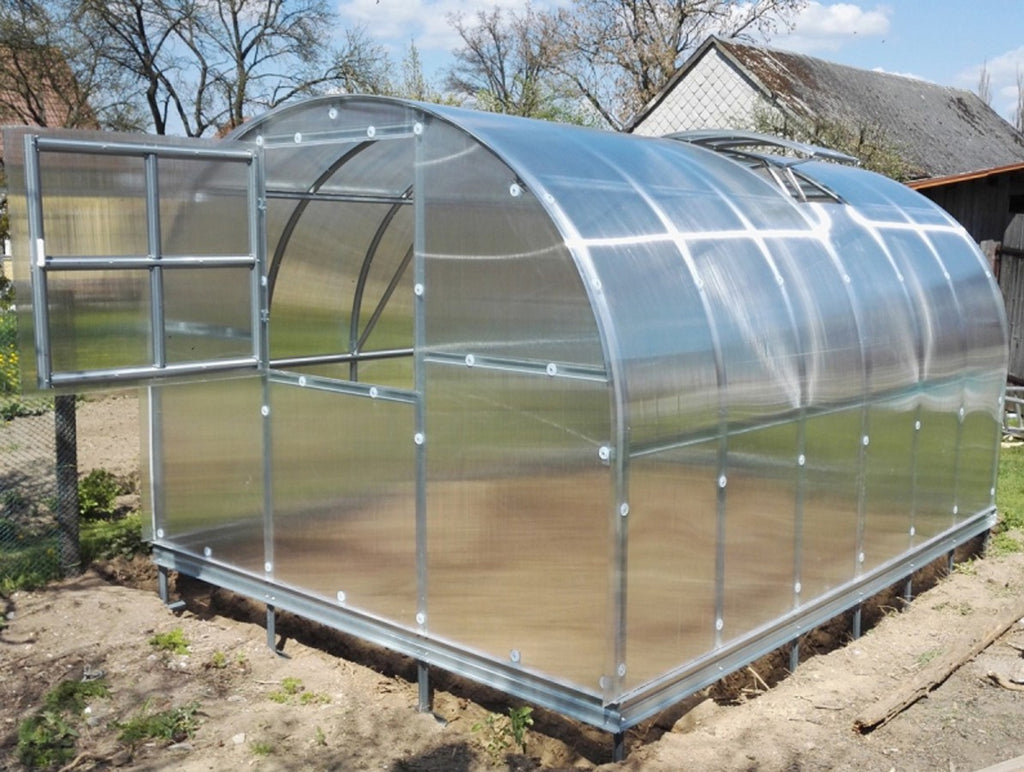 Serre de jardin polycarbonate arquée – L'Authentique