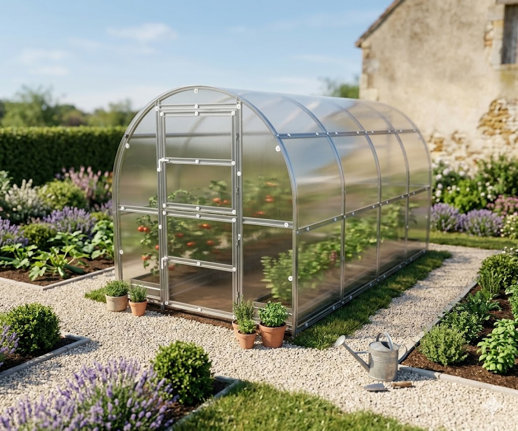 Serre de jardin polycarbonate compacte – L'Essentielle