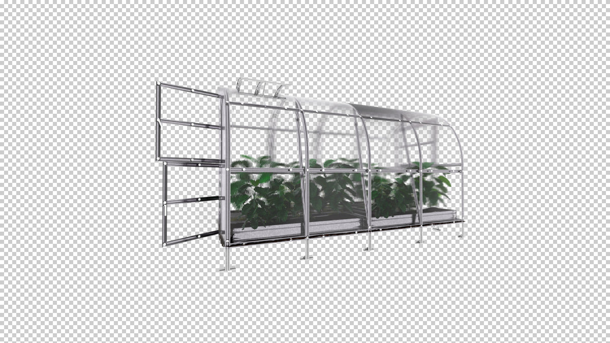 Serre de jardin polycarbonate compacte – L'Essentielle
